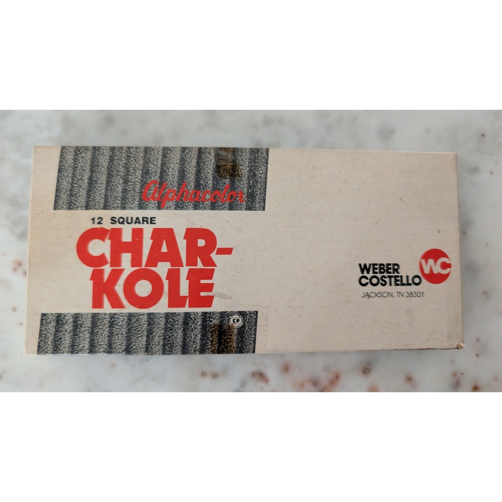 Vintage Weber Costello Square Char-kole, 12-count